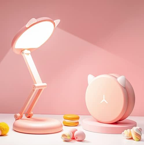 Rechargeable Kawaii Cat Pink Desk Lamp