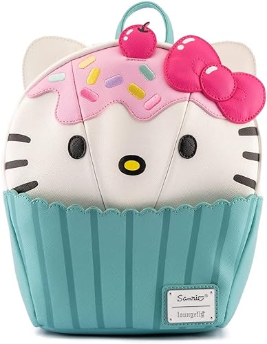 Loungefly Sanrio Hello Kitty Cupcake Double Strap Shoulder Bag Purse