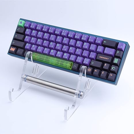 JOMKIZ PBT Keycaps,135 Keys Mecha Dye Sublimation Cherry Profile Keycaps with 7U Clear Spacebar Japanese Keycap Set for Cherry MX Switches US Layout Mechanical Keyboards