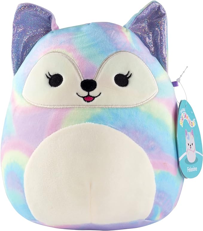 
Squishmallows 8" Felexine The Rainbow Fox - Officially Licensed Kellytoy Plush - Collectible Soft & Squishy Stuffed Animal Toy - Add to Your Squad - Gift for Kids, Girls & Boys - 8 Inch