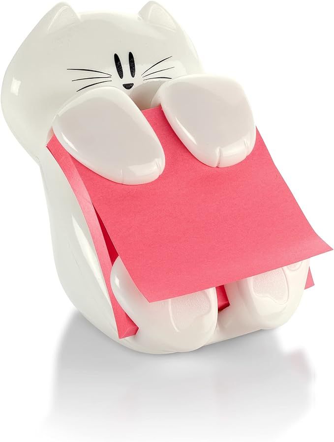 Post-it Pop-up Note Dispenser, Cat design, 3x3 in, 1 Dispenser/Pack (CAT-330)