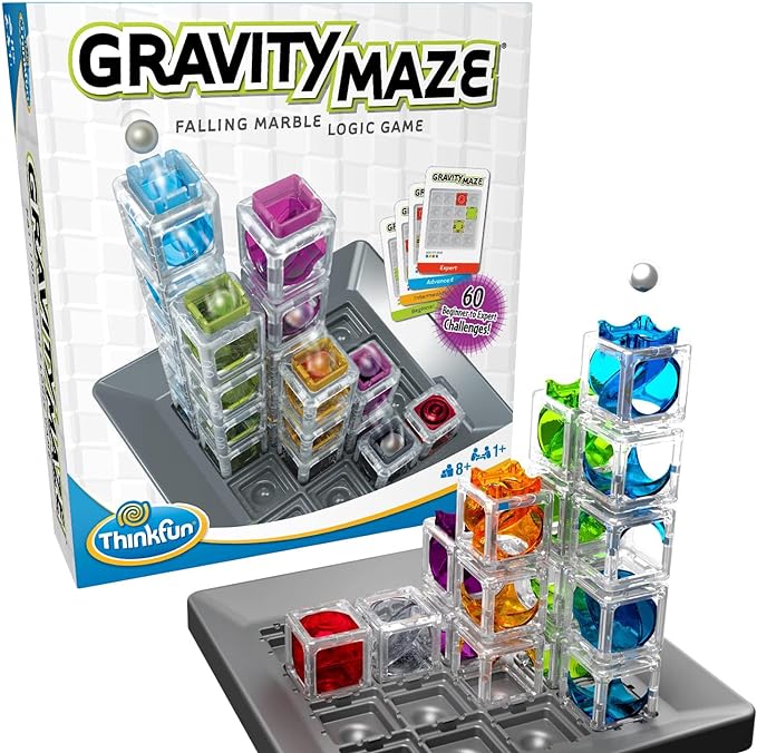 ThinkFun Gravity Maze Marble Run Brain Game and STEM Toy for Boys and Girls Age 8 and Up: Toy of the Year Award Winner